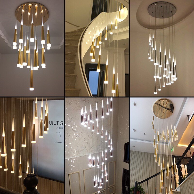 Stair Hallway Led Nordic Chandelier on Sale