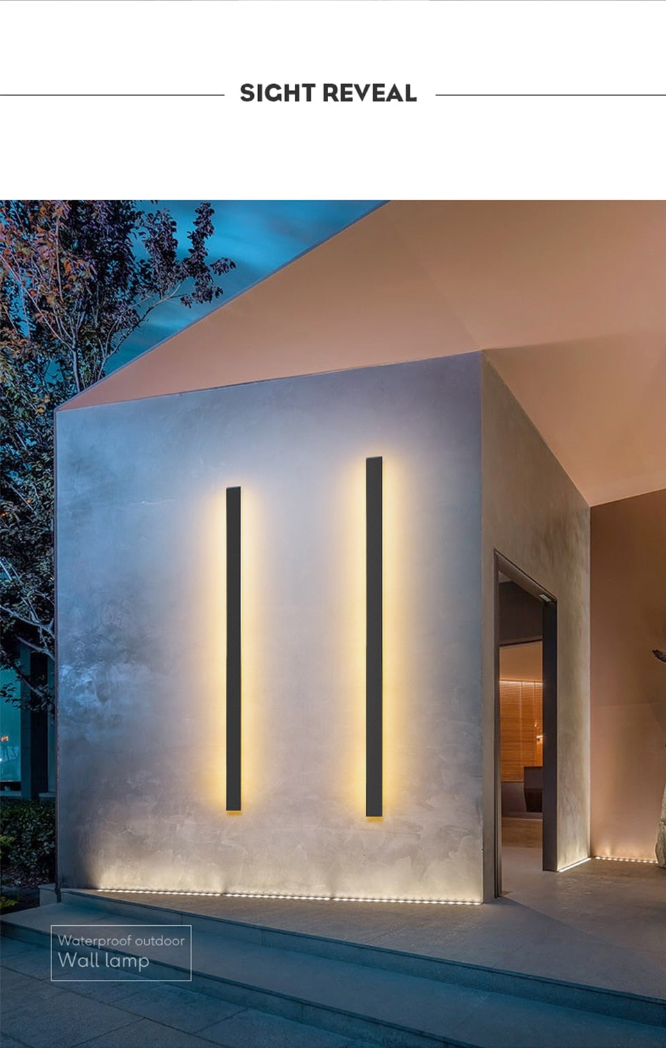 Waterproof Aluminum Outdoor LED Wall Lamp IP65