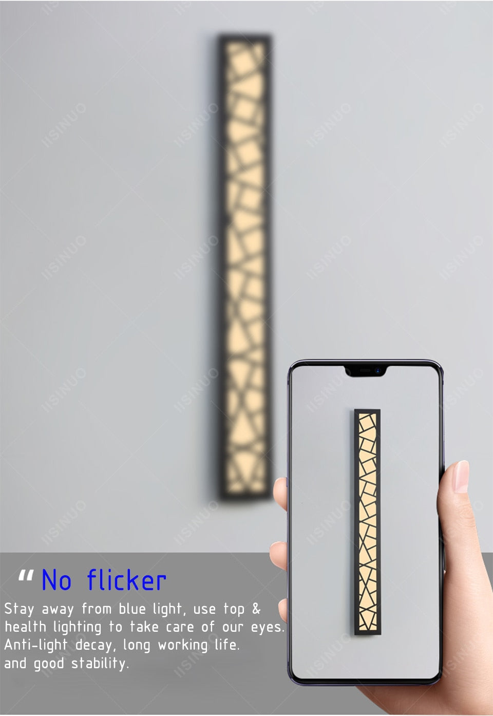 Waterproof Outdoor Aluminum Wall Tall LED Lamp IP65