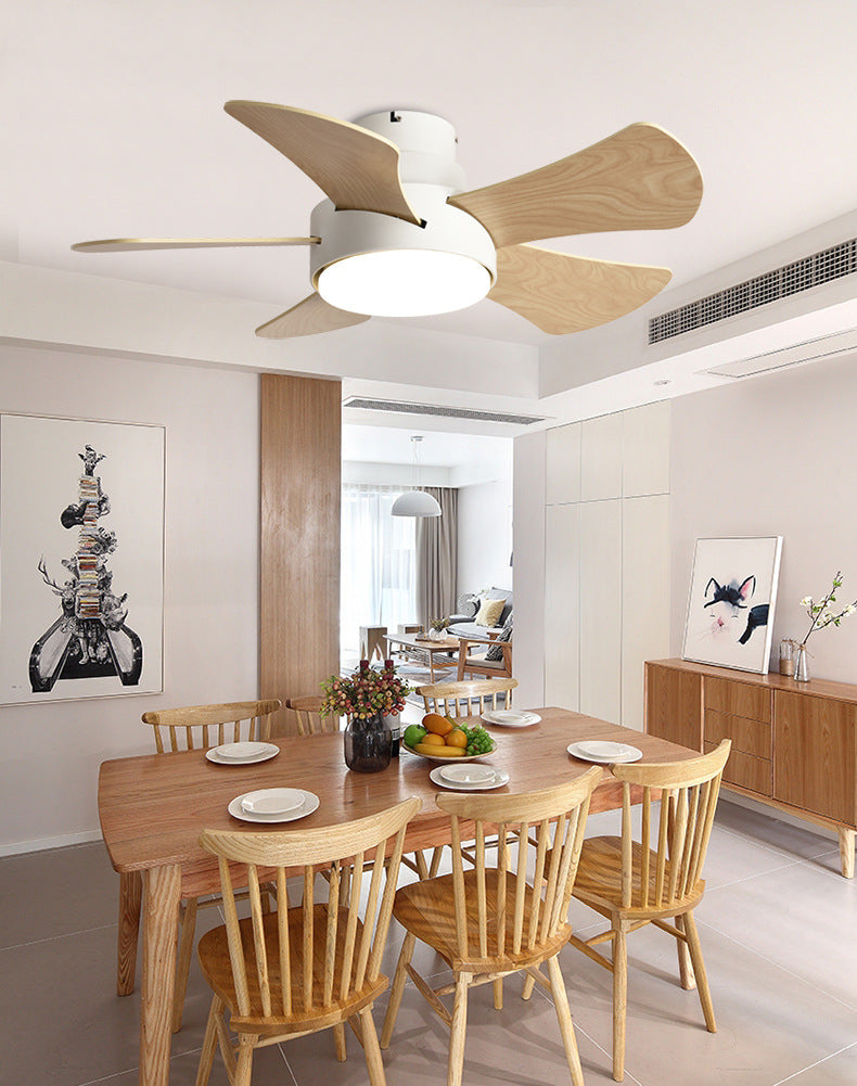 Silent Fan Ceiling Lamp - Loft Fan With LED Light and Remote