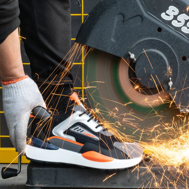 High Quality Indestructible Safety Shoes Work Sneakers Light Security Boots Steel Toe