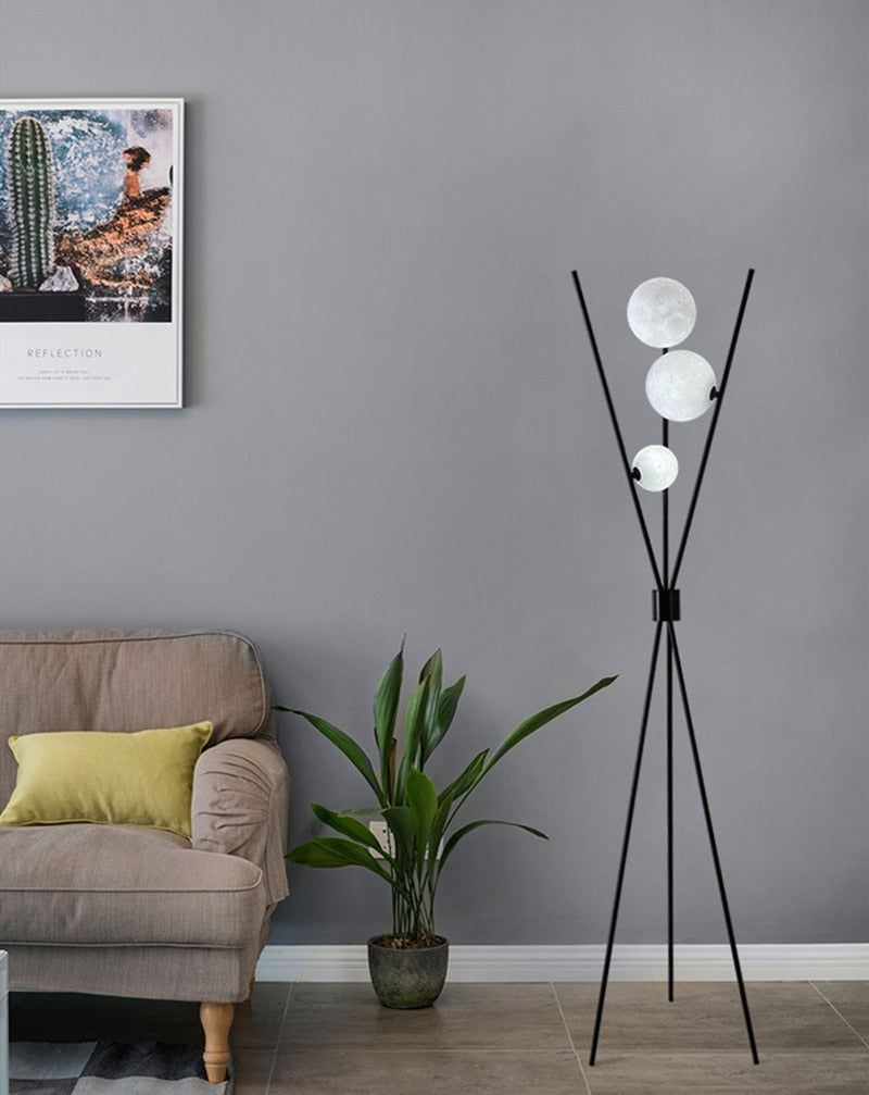 3D Printing Moon Floor Lamp