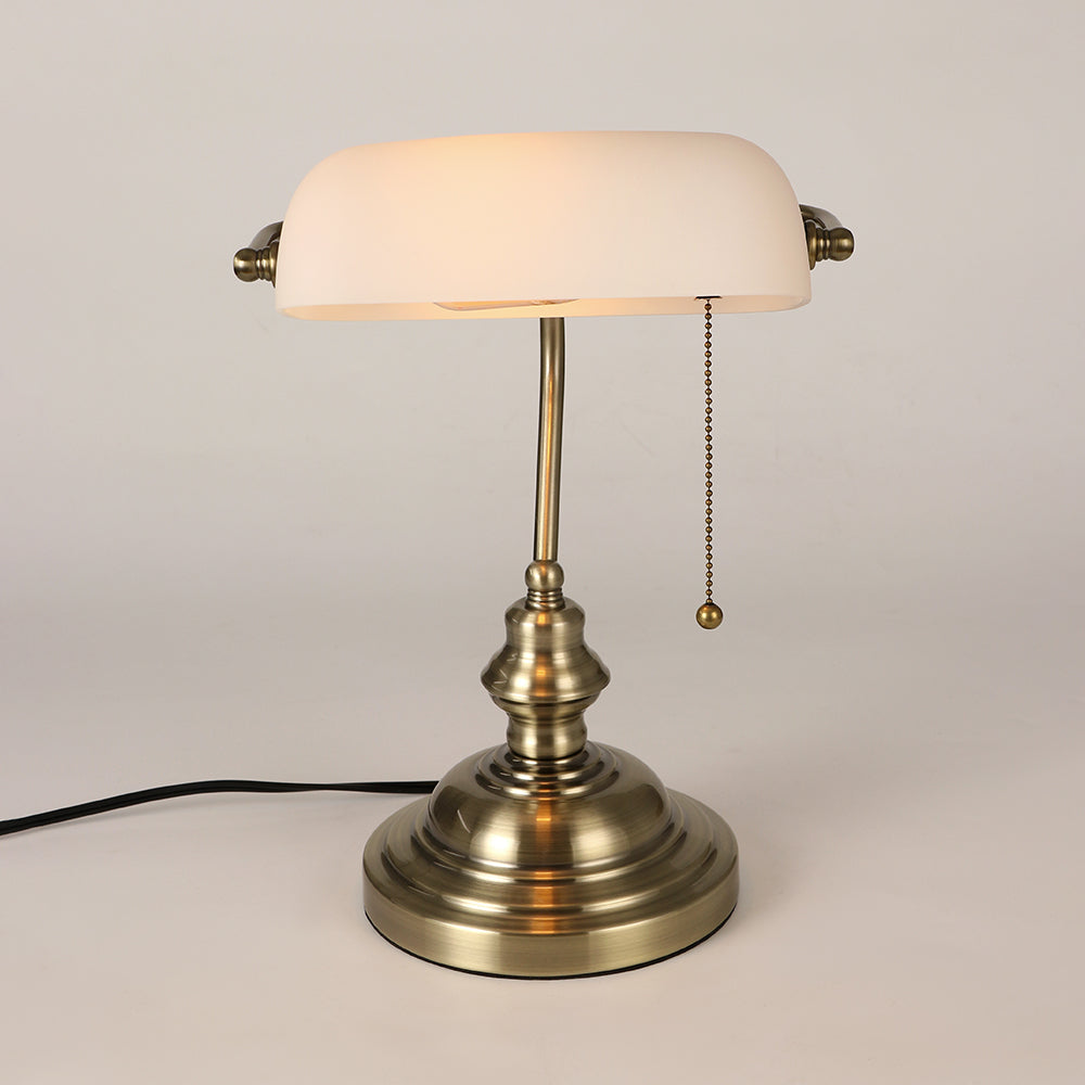 Vintage Banker Table Lamp on Sale