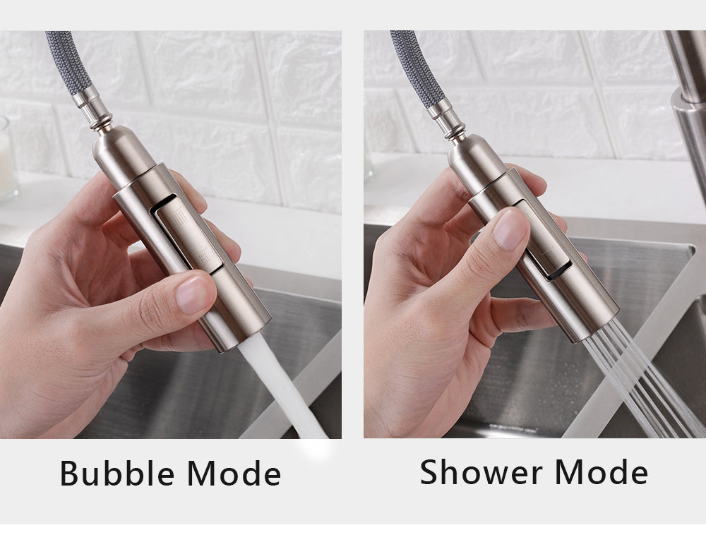 Sensor Kitchen Faucet Stainless Steel With Pull-Out Faucet