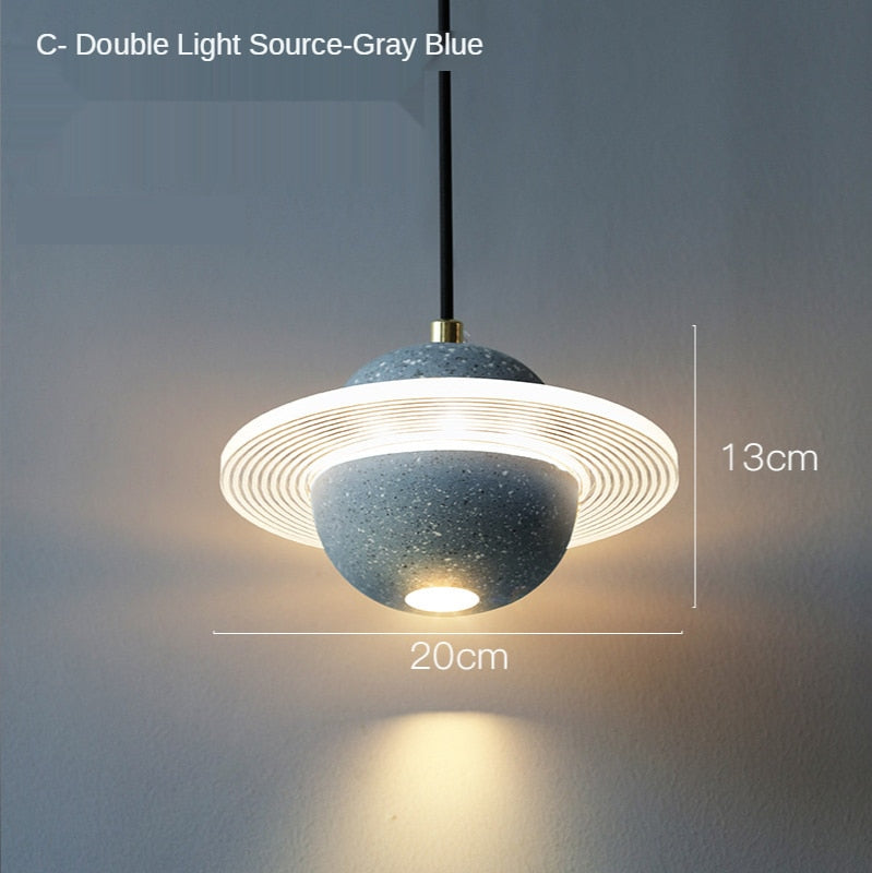 Saturn Planet Chandelier