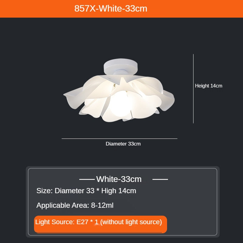 Petals Design Ceiling Bedroom Modern LED Chandelier on Sale