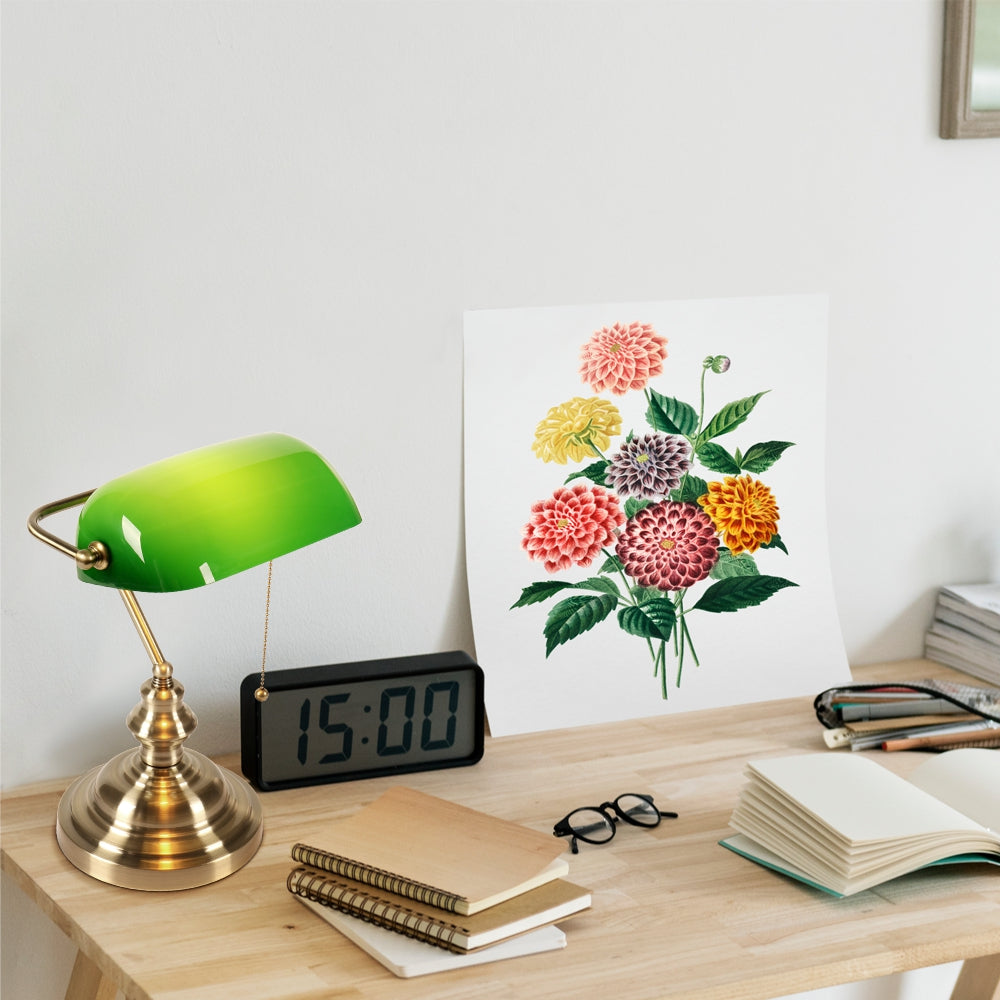 Vintage Banker Table Lamp on Sale