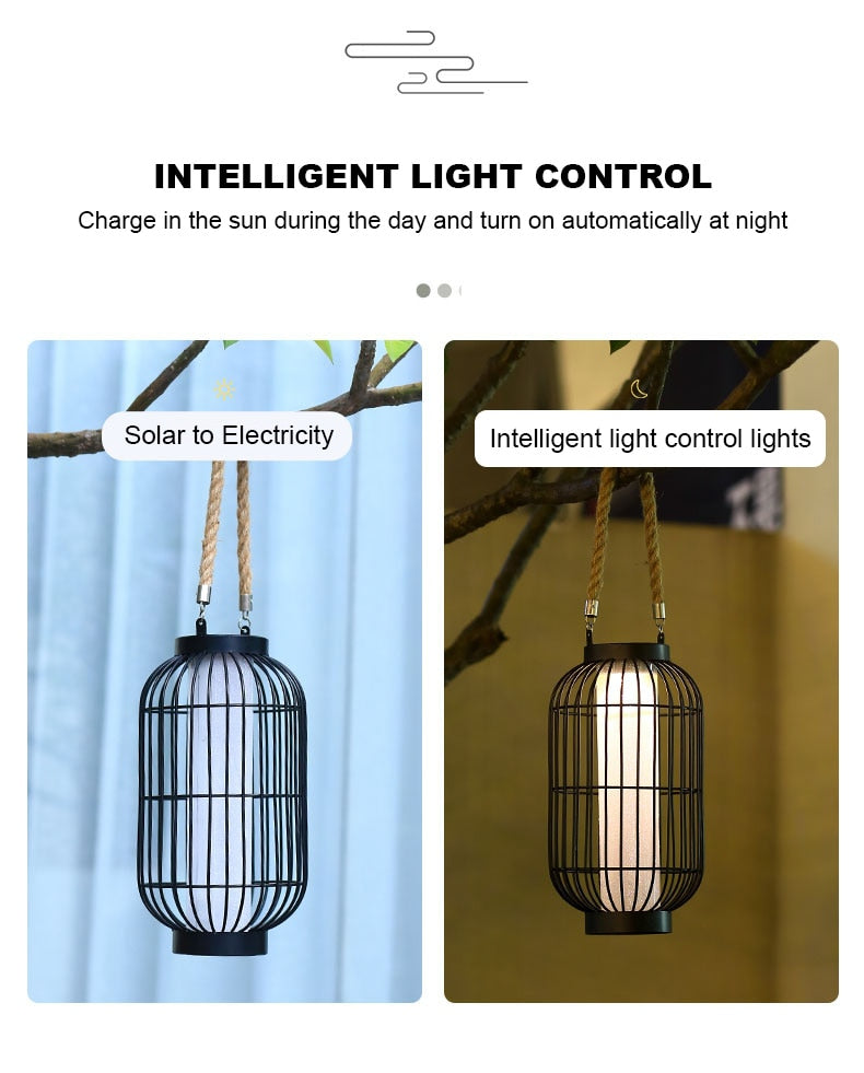 Solar Powered Outdoor Floor Lamp