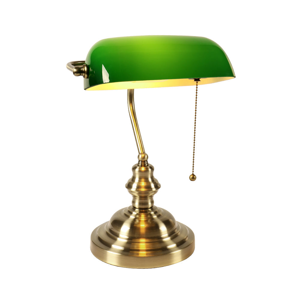 Vintage Banker Table Lamp on Sale