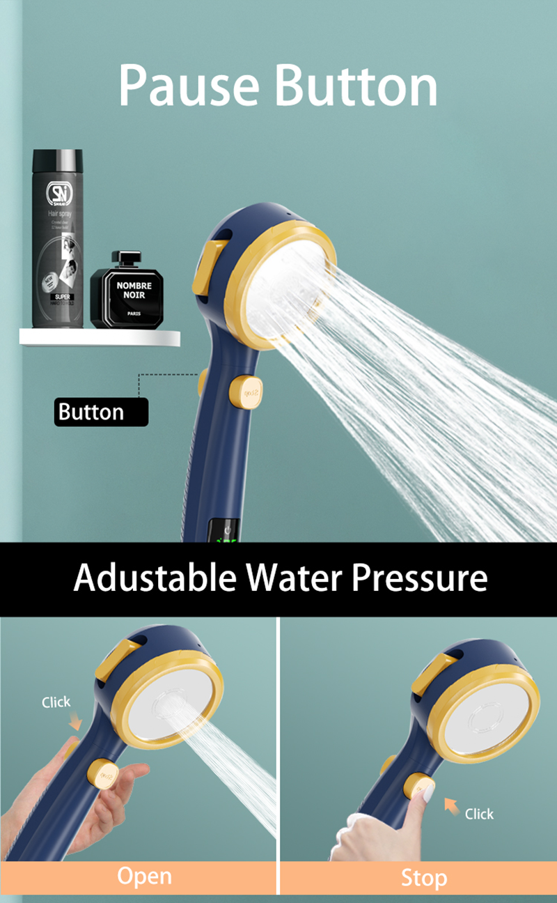 Temperature Display Shower Head On Sale
