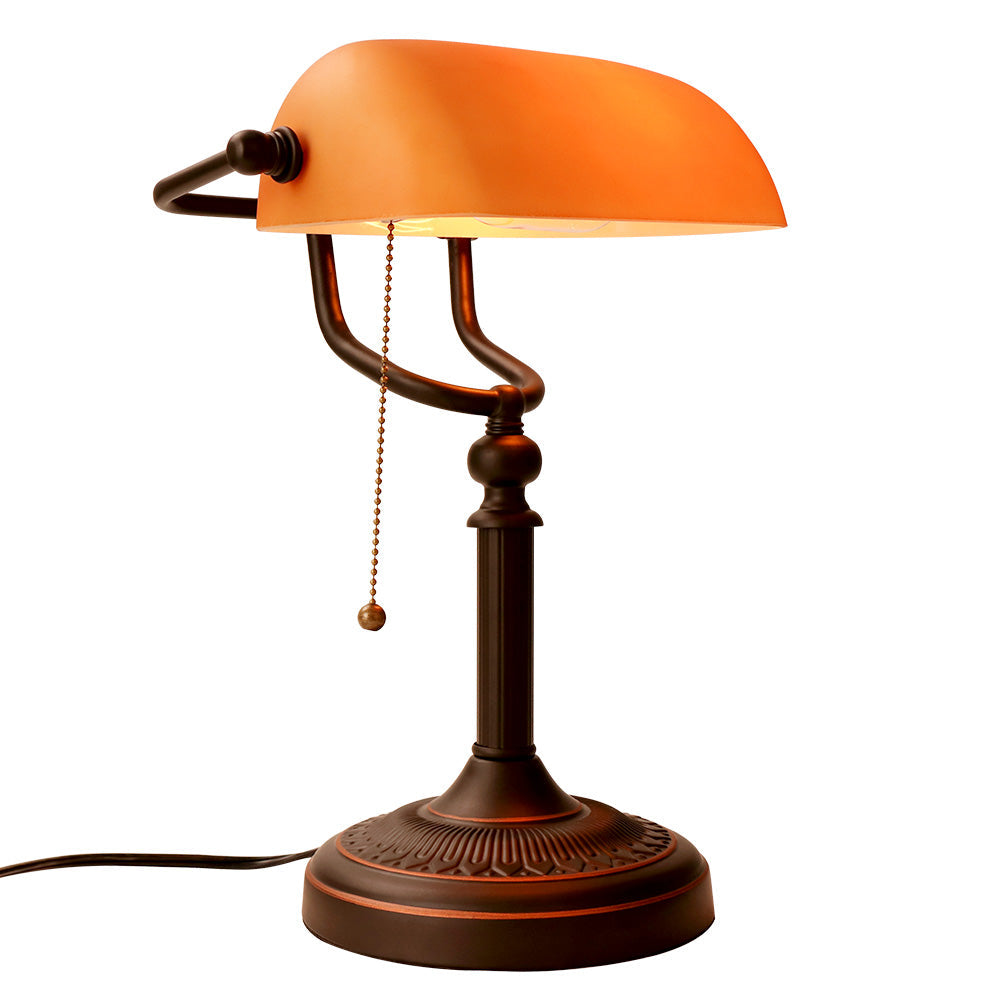 Vintage Banker Table Lamp on Sale