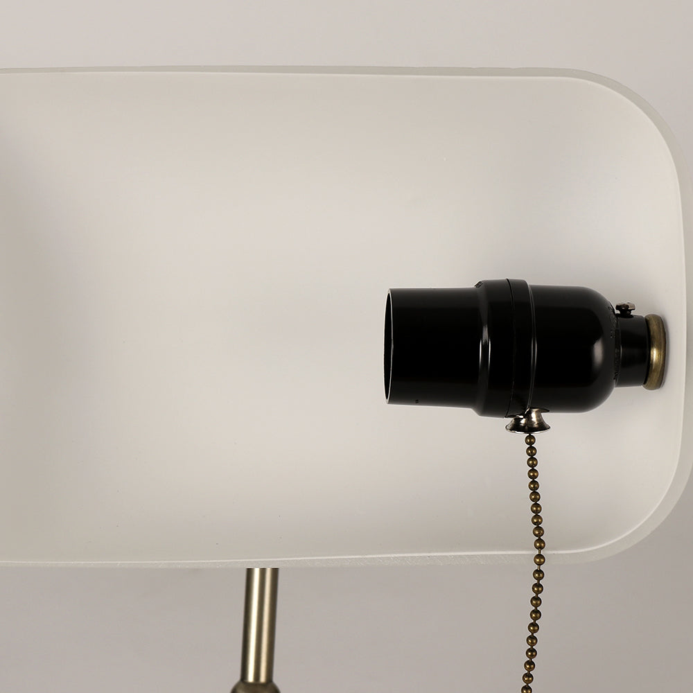 Vintage Banker Table Lamp on Sale