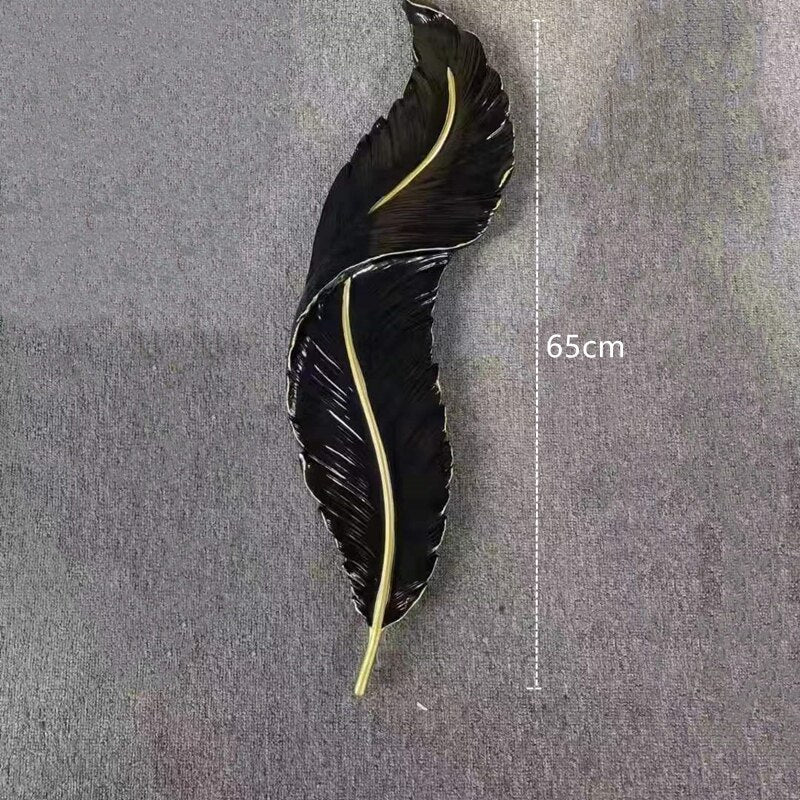 Led Feather Wall Lamp