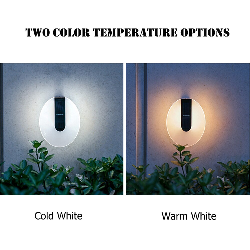 Solar Wall Led Lights Outdoor Waterproof Solar Lamp