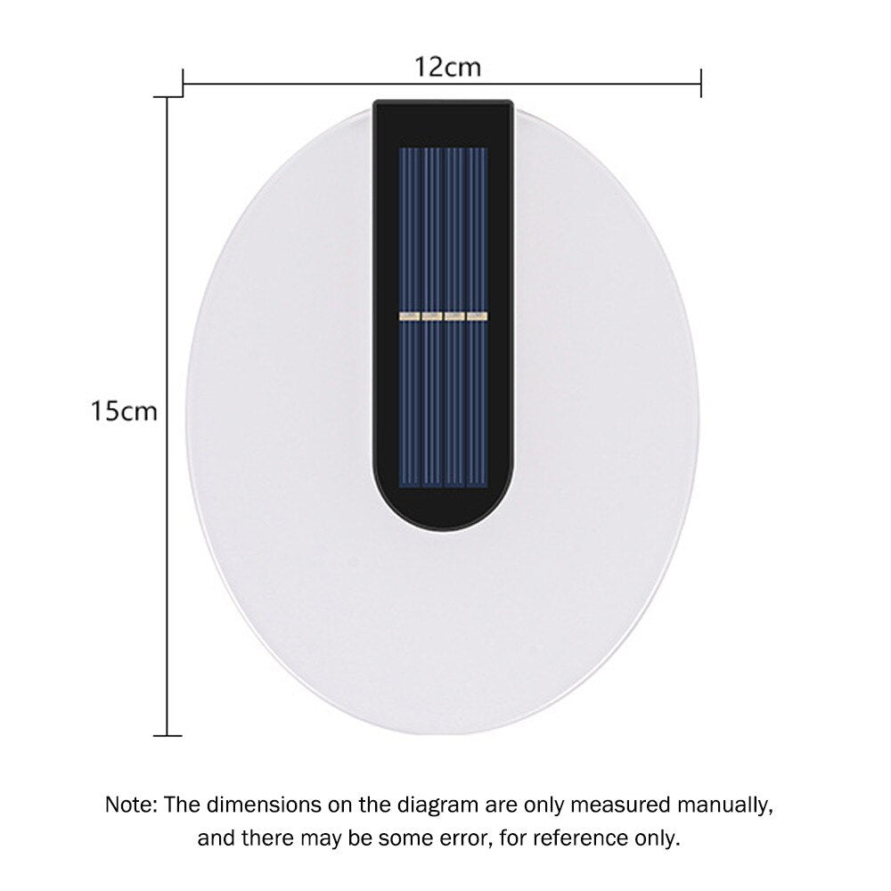 Solar Wall Led Lights Outdoor Waterproof Solar Lamp