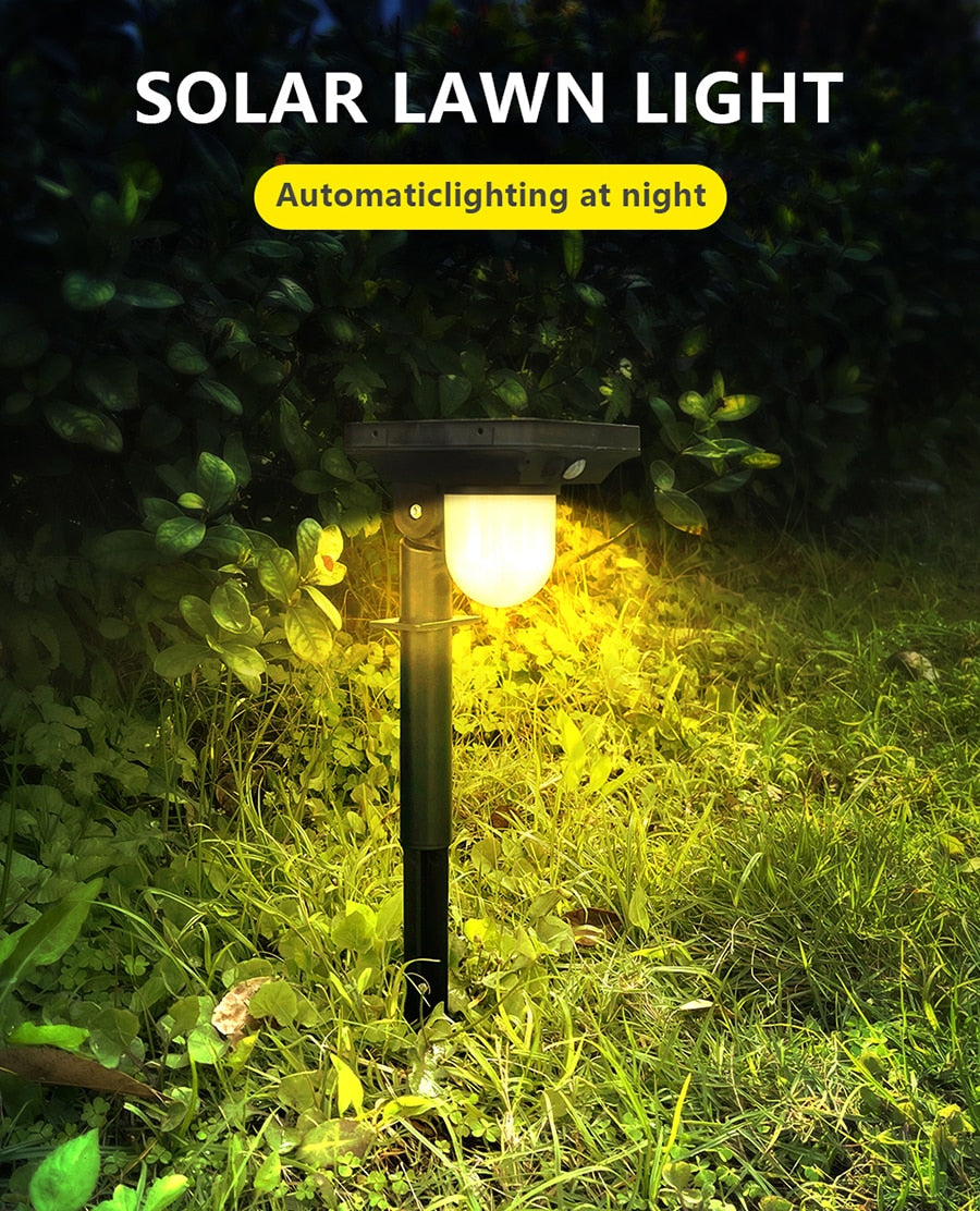 Solar Powered Motion Sensor Pathway Light Waterproof