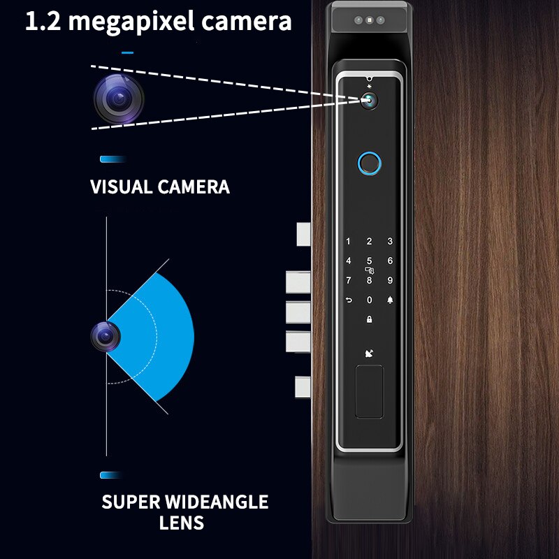 New Fingerprint Door Lock 3D Face Recognition Smart Door Lock