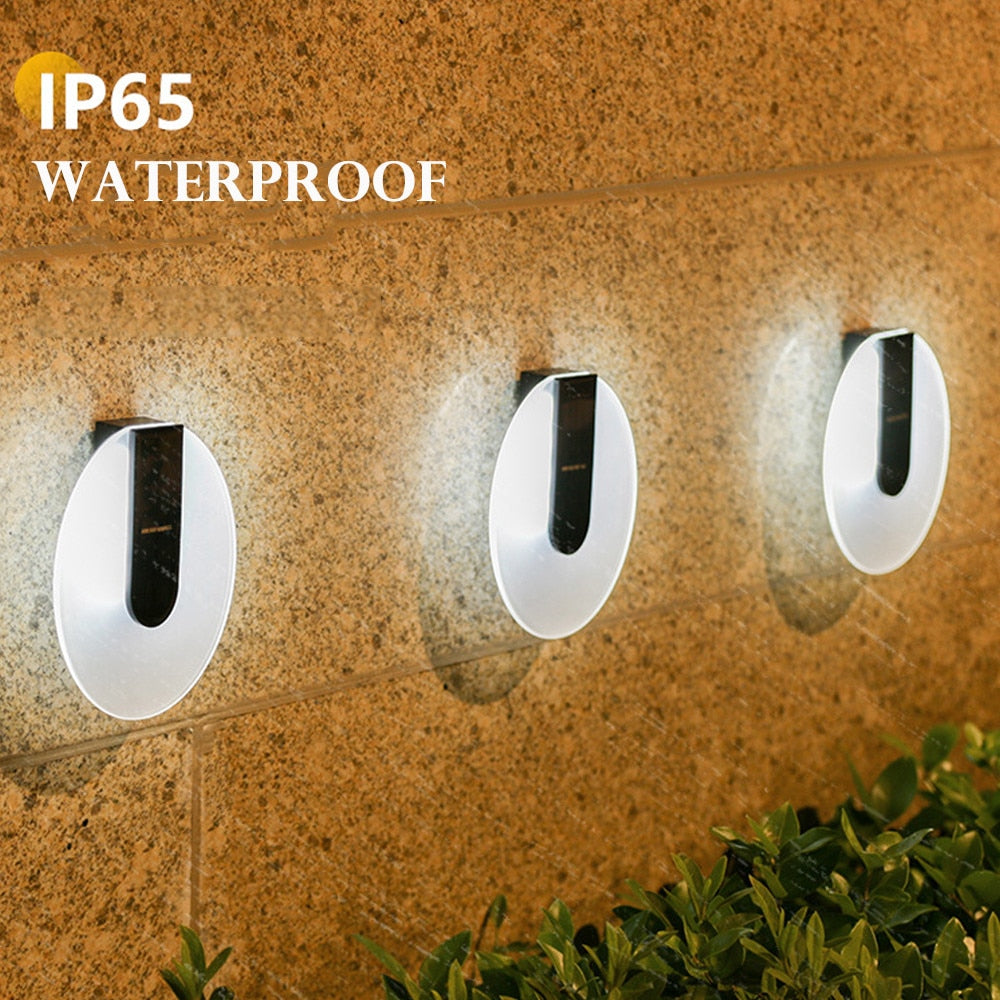 Solar Wall Led Lights Outdoor Waterproof Solar Lamp