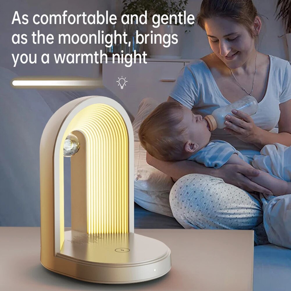 Atmosphere Desk Lamp With Wireless Charger & Bluetooth Speaker