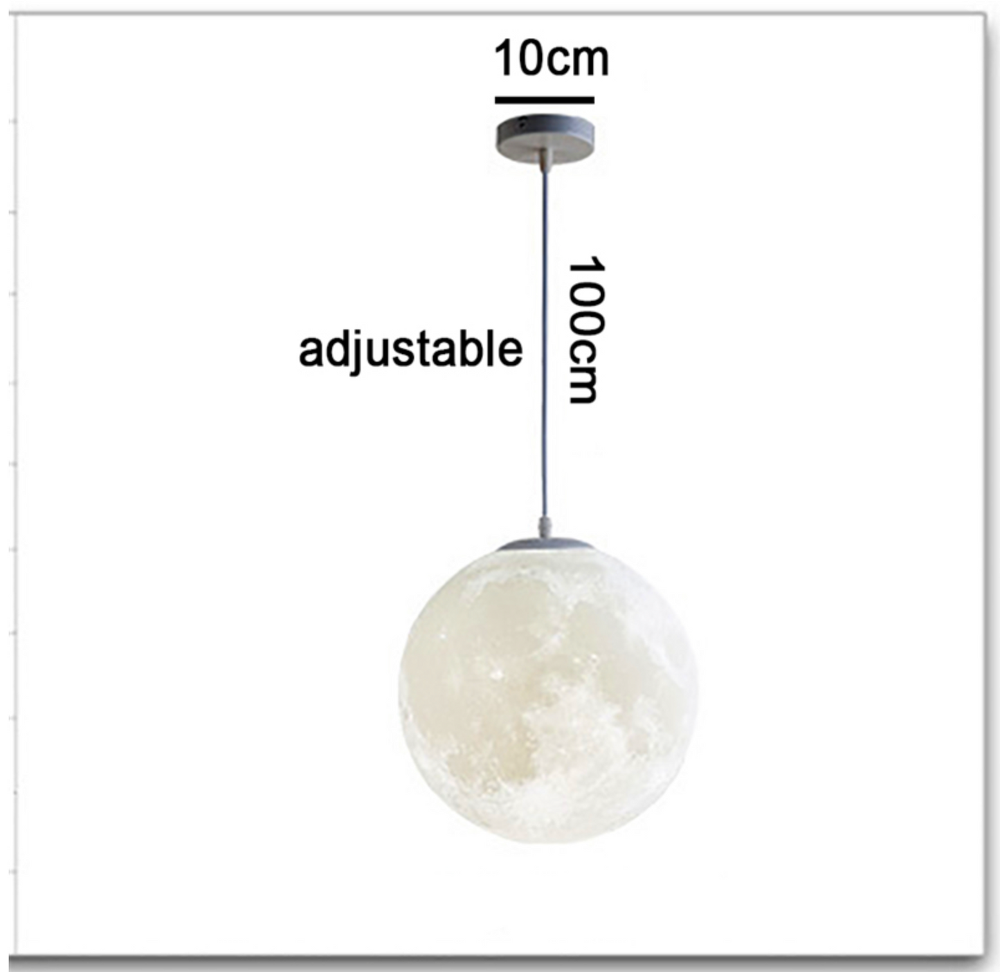Nordic Modern Creative Full Moon Chandelier