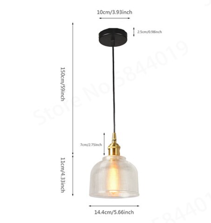 Sosie - Retro European Color Glass Pendant Light