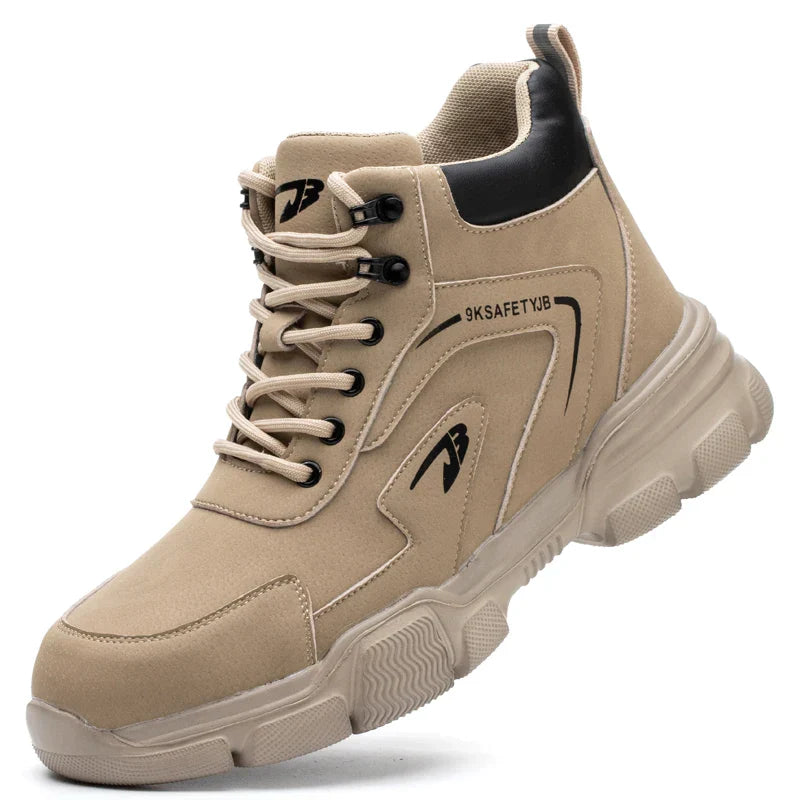 New Work Safety Boots Anti-smash Anti-puncture Steel Toe