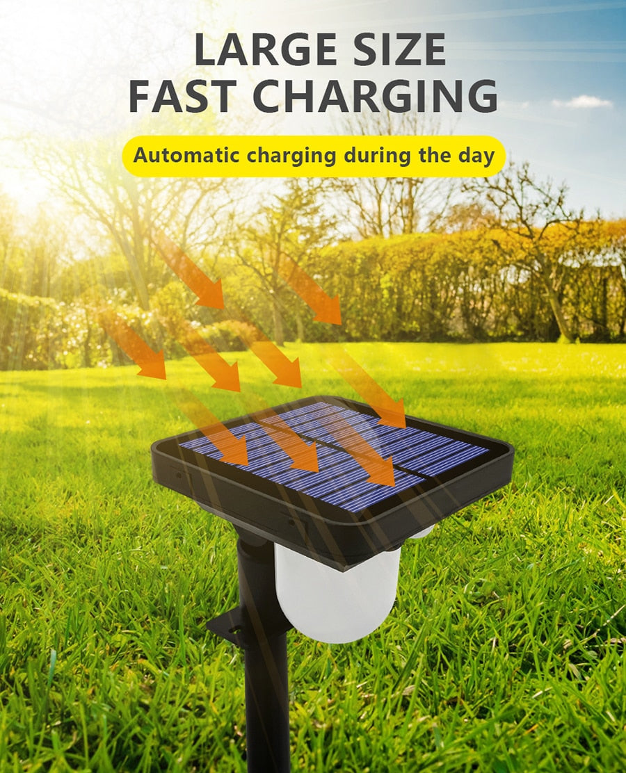 Solar Powered Motion Sensor Pathway Light Waterproof