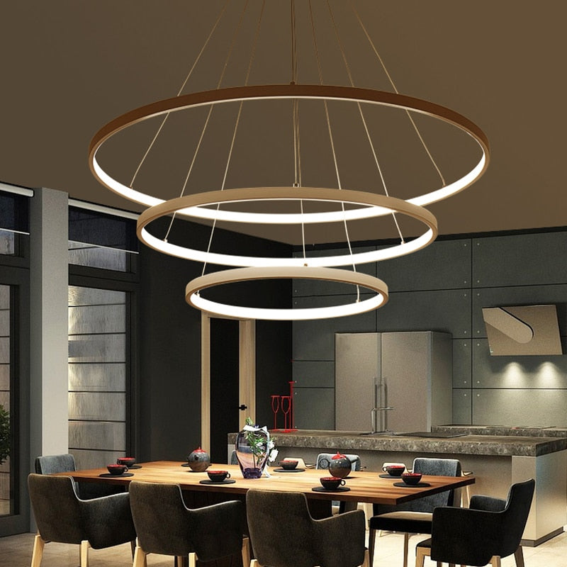 Indoor Modern Circular Ring Chandelier
