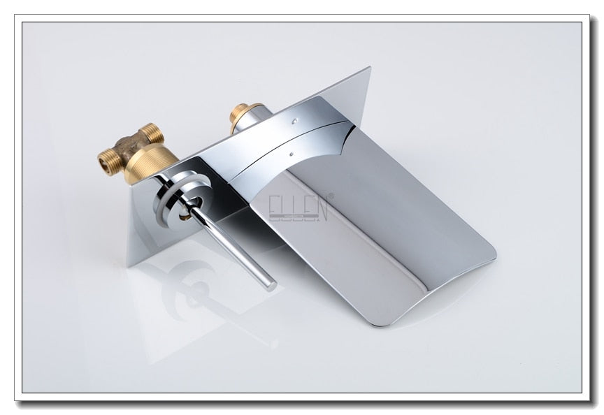 Wall Bathroom Sink Faucet LED