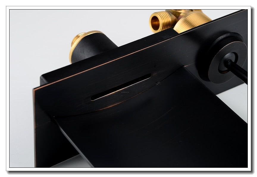 Wall Bathroom Sink Faucet LED