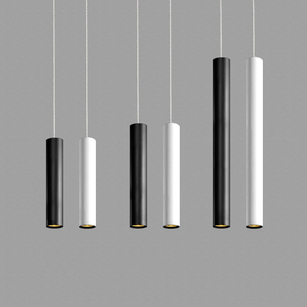 Dimmable LED Pendant Lamp Long Tube