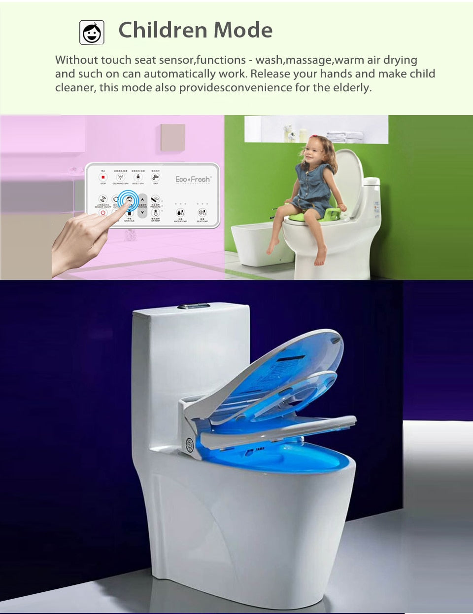 Smart Toilet Seat - Massage