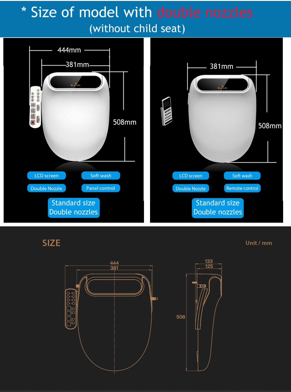 Smart Toilet Seat - Massage