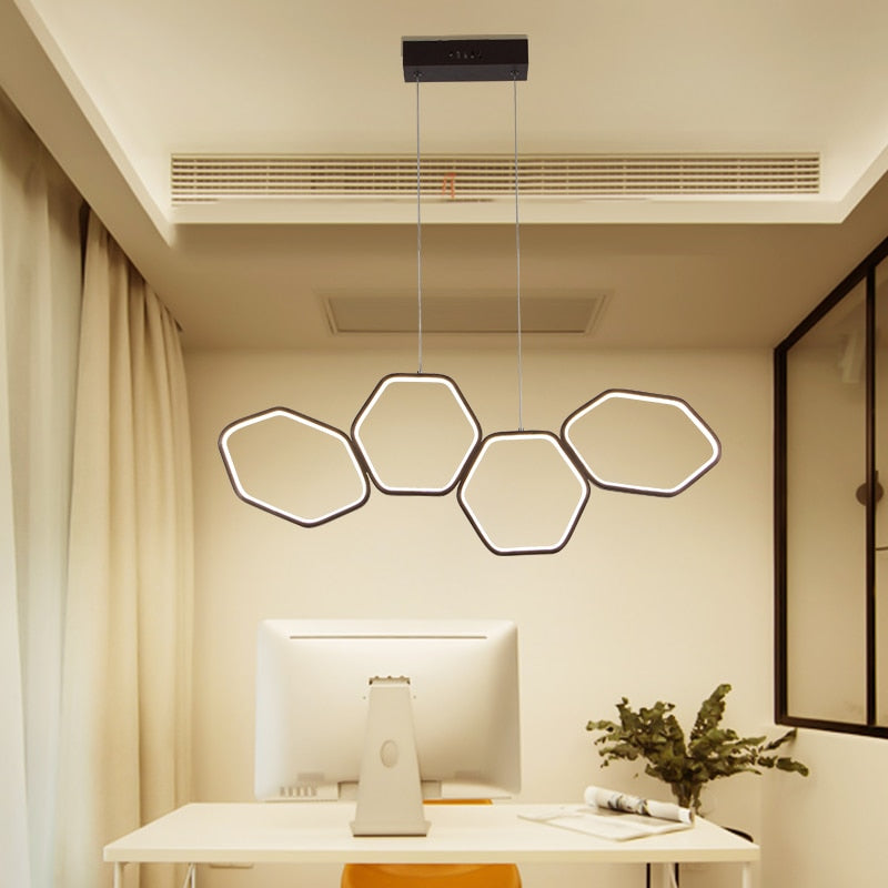 Jocasta - Art Deco LED Geometric Chandelier