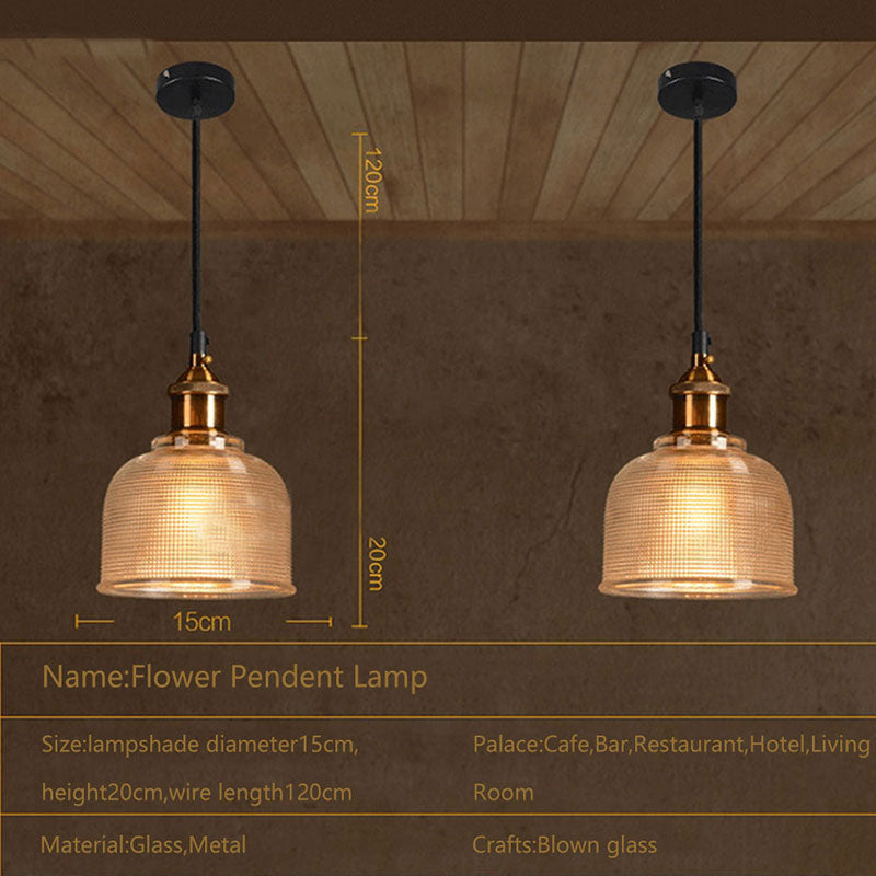 Sosie - Retro European Color Glass Pendant Light