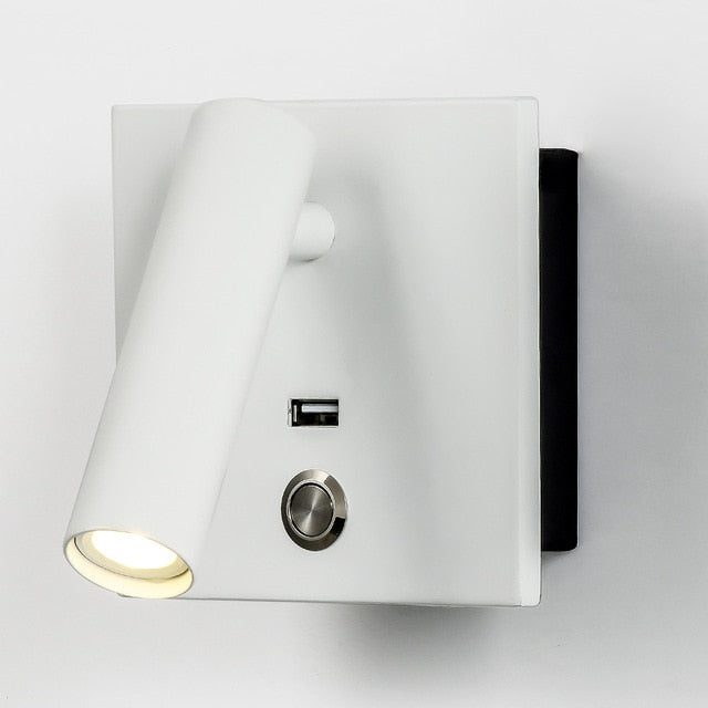 3W Rotating Bedroom Modern Wall Light - Sofrey Selects