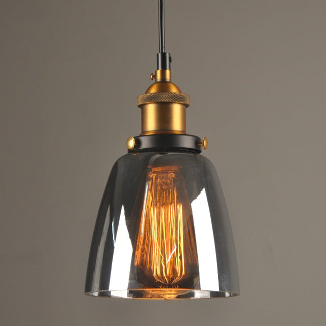 Vintage 5.5" To 11" Wide Pendant Glass Retro Lights - Sofrey Selects