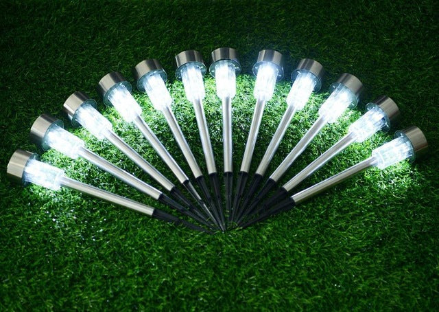 12Pack LED Solar Garden