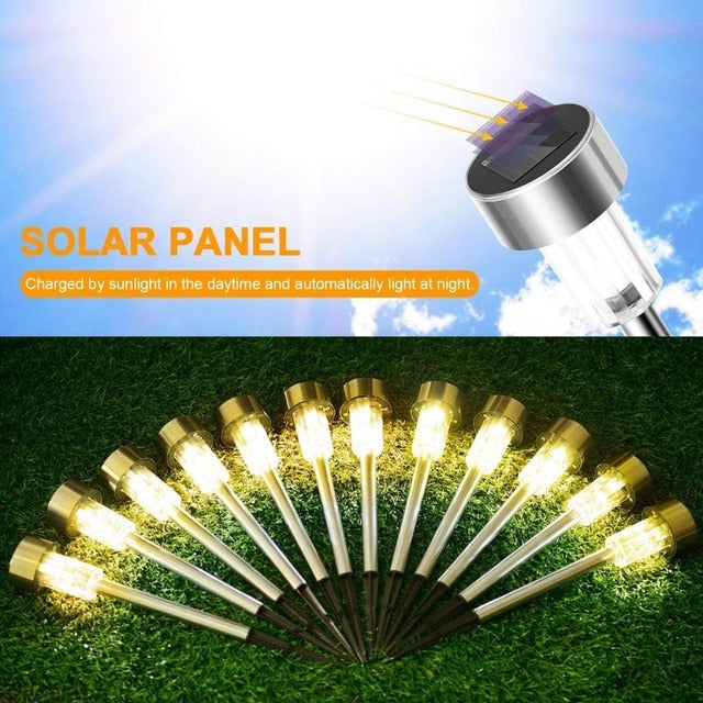 12Pack LED Solar Garden