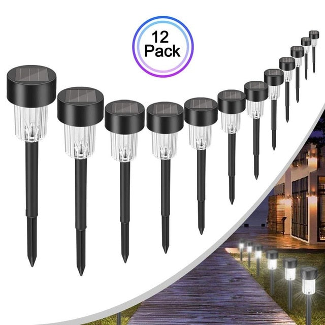 12Pack LED Solar Garden