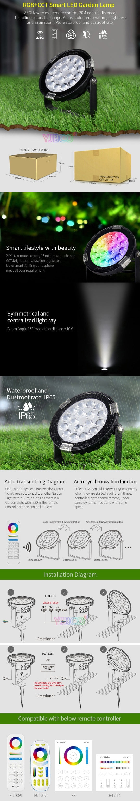 RGB Light for Garden
