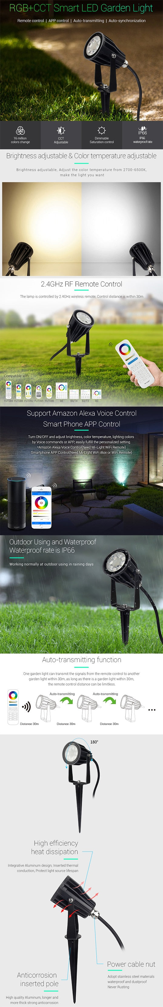 RGB Light for Garden