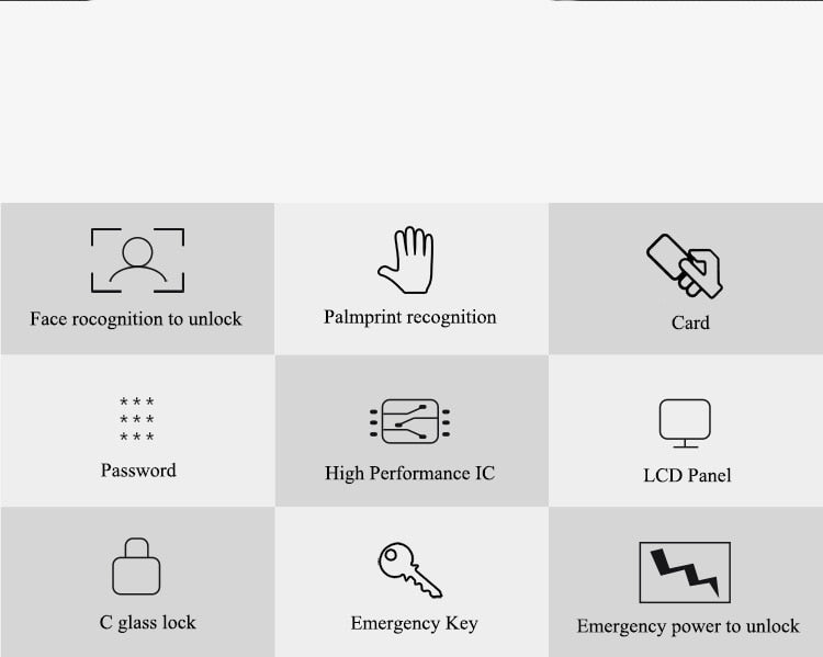 Smart Face Facial Recognition Door Lock