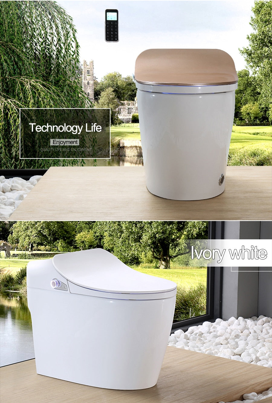 Intelligent Toilet - Remote Controlled