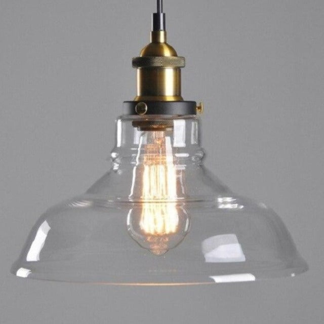 Vintage 5.5" To 11" Wide Pendant Glass Retro Lights - Sofrey Select