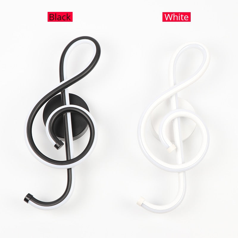 Wall Light Music Clef Shape