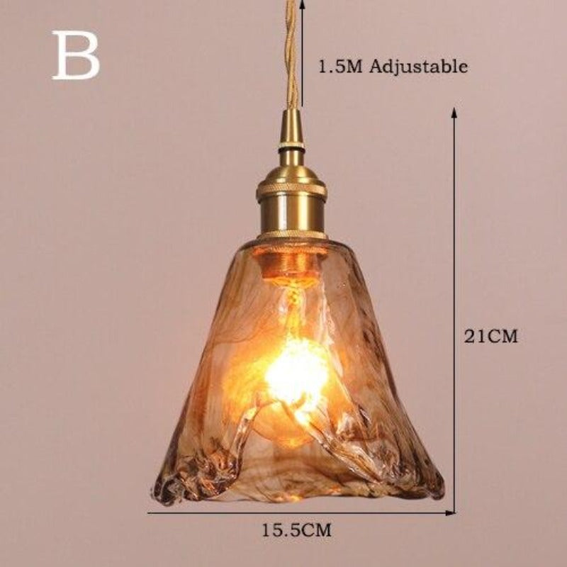 Vintage Handcrafted Glass Pendant Lights