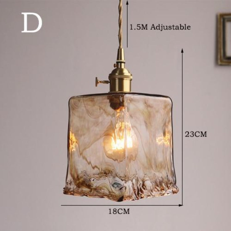 Vintage Handcrafted Glass Pendant Lights