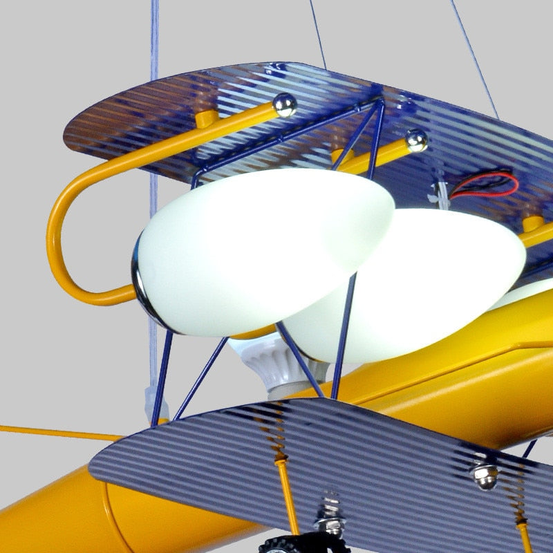 Airplane Hanging Lamp Light Kids Room