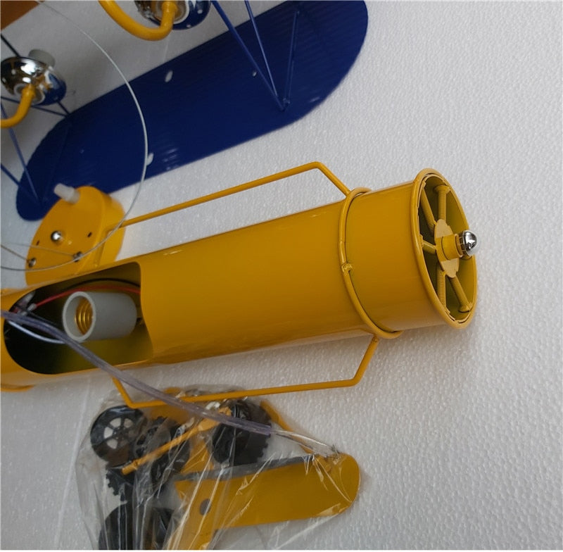Airplane Hanging Lamp Light Kids Room